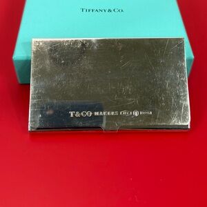 Tiffany & Co. Silver Card Holder